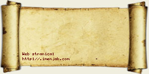 David Vranješ vizit kartica